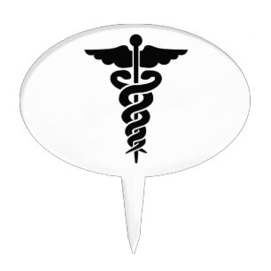 Medical Symbol Nurses and Doctors Cake Topper