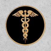 Medical Symbol nursing golden logo Patch (Front)