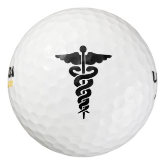 Medical Symbol Pack Of Golf Balls