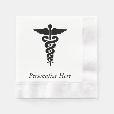Medical Symbol Paper Napkins