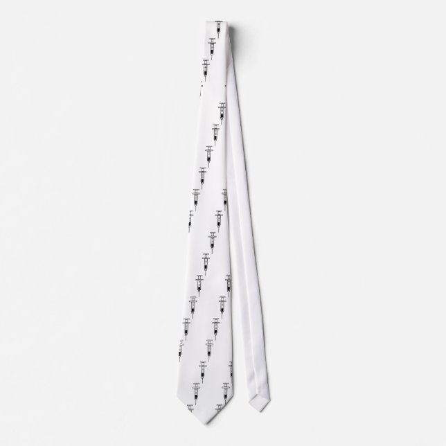 Medical Syringe Neck Tie (Front)