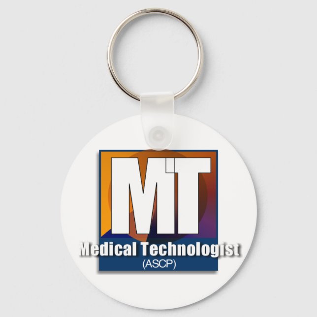 Medical Technologist (ASCP) Gifts Keychain (Front)