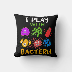 medical-technologist doctor microbiology gifts fun throw pillow