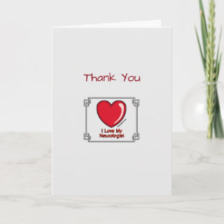 Medical Thank You Neurologist Card