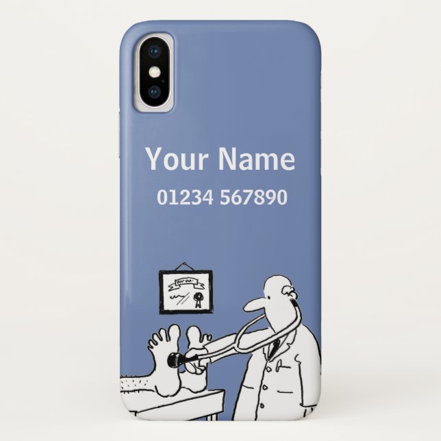 Medical Theme Cartoon Case-Mate iPhone Case (Back)