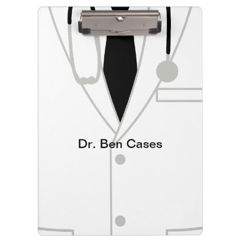Medical Theme Doctor Acrylic Clipboard