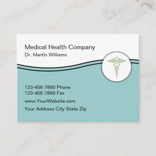 Medical Theme Doctor Office Business Cards