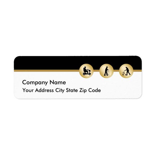 Medical Theme Return Address Labels (Front)