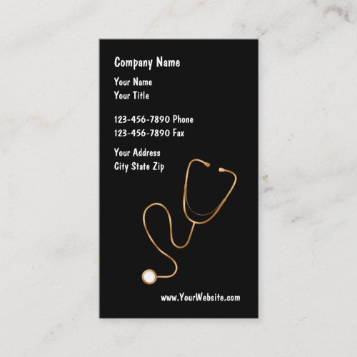 Medical Theme Simple Business Card