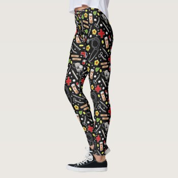 Medical Themed Leggings by partygames at Zazzle