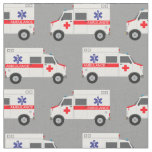 Medical tissue of doctors ambulance. Hospital car Fabric