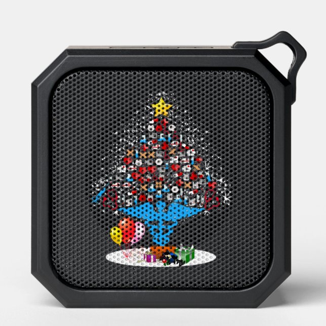 Medical Tools Christmas Tree Funny Nurse Christmas Bluetooth Speaker (Front)