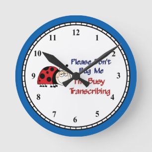 Medical Transcription Clock