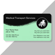 Medical Transport Business Cards at Zazzle