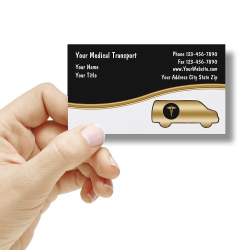 Medical Transport Business Cards
