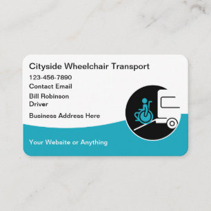 Medical Transportation Wheelchair Assistance Business Card