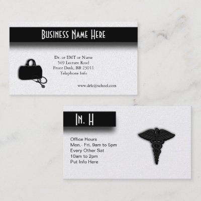 Medical Unique Business Card