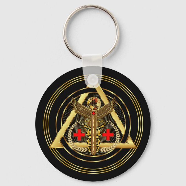 Medical Universal Design Artist Concept VIEW ABOUT Keychain (Front)