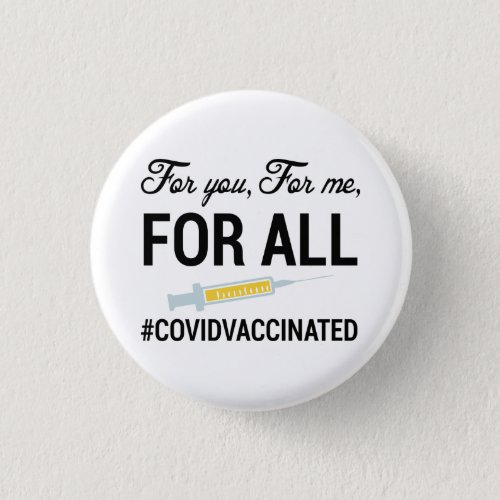 Medical Vaccinated Covid Vaccinated Button