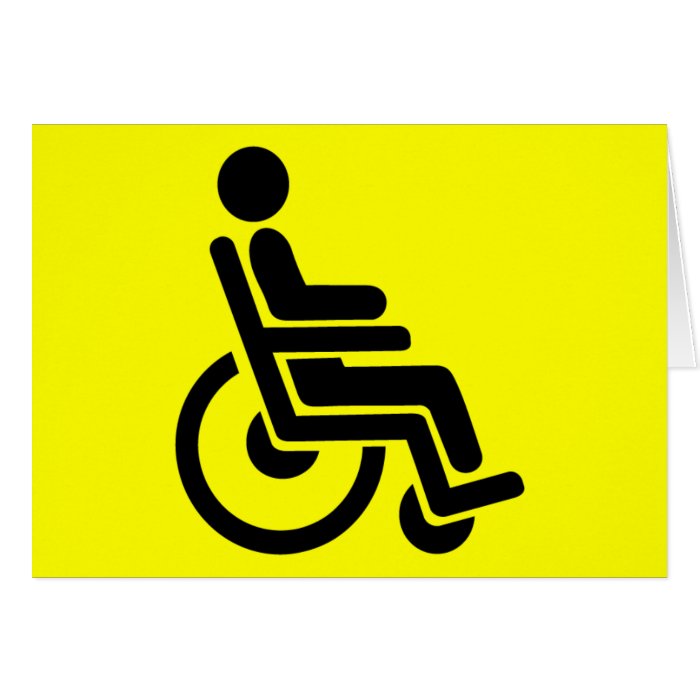 MEDICAL WHEELCHAIR ACCESS HANDICAP HANDIDART SYMBO CARDS