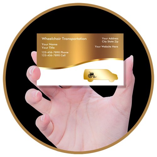 Medical Wheelchair Transport Business Cards