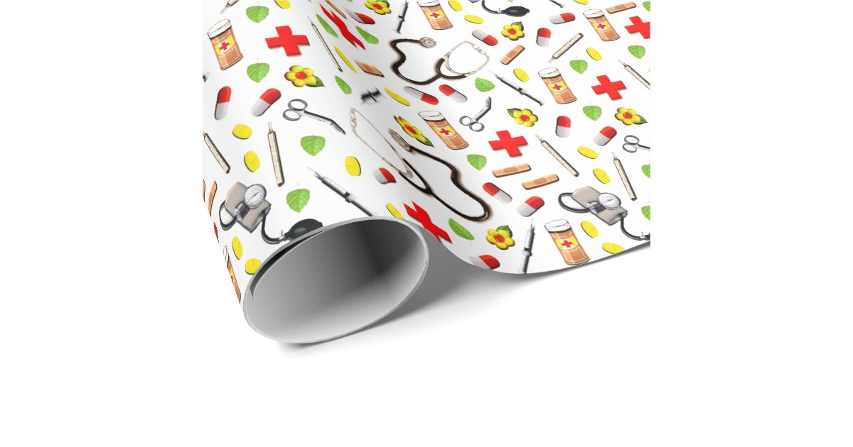 Medical Wrapping Paper Zazzle