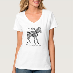 Medical Zebra Shirt (Black Text)