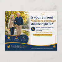Medicare Broker Client Review Postcard | 