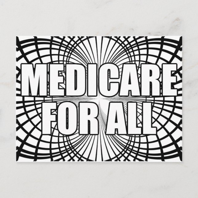 MEDICARE FOR ALL POSTCARD (Front)