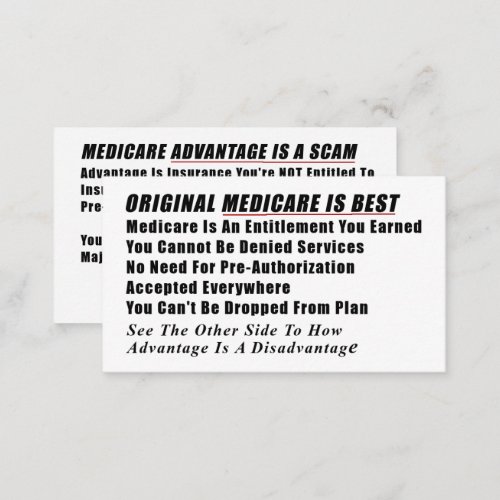 Medicare Information Card