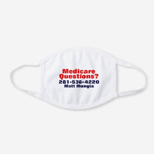 Medicare Questions Face Mask _ The Insurance Squad