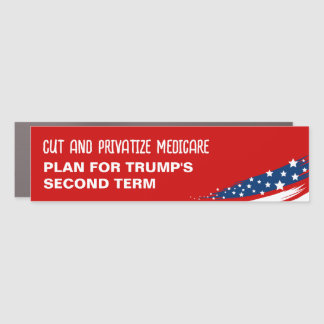 Medicare Tramp Car Magnet