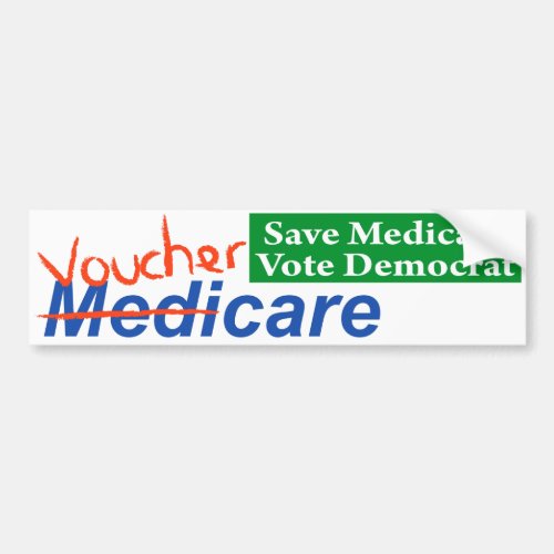 MediCare will become VoucherCare Bumper Sticker