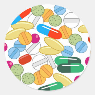 Medication Classic Round Sticker