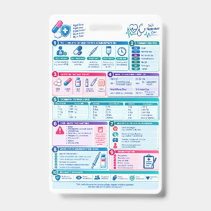 Medication & Dosage Safety Nursing Badge