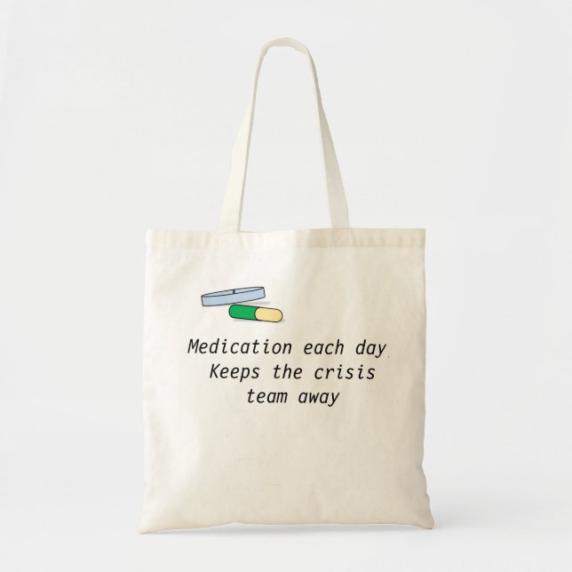 Medication each day bag (crisis team) (Front)