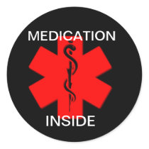 Medication Inside Sticker
