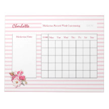 Medication Log Sheets Personalized