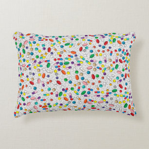 Medication Nurse Pharmacy Doctor Pill Design Accent Pillow