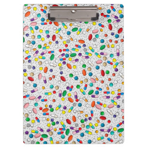 Medication Nurse Pharmacy Doctor Pill Design Clipboard