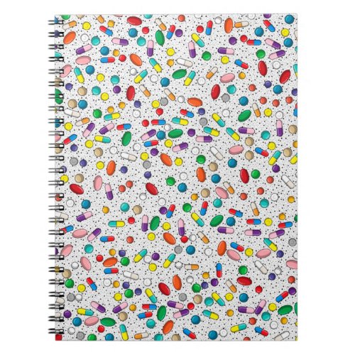 Medication Nurse Pharmacy Doctor Pill Design Notebook