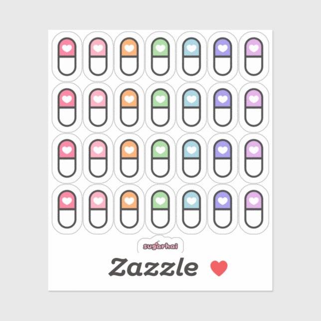 Medication Planner Sticker (Sheet)