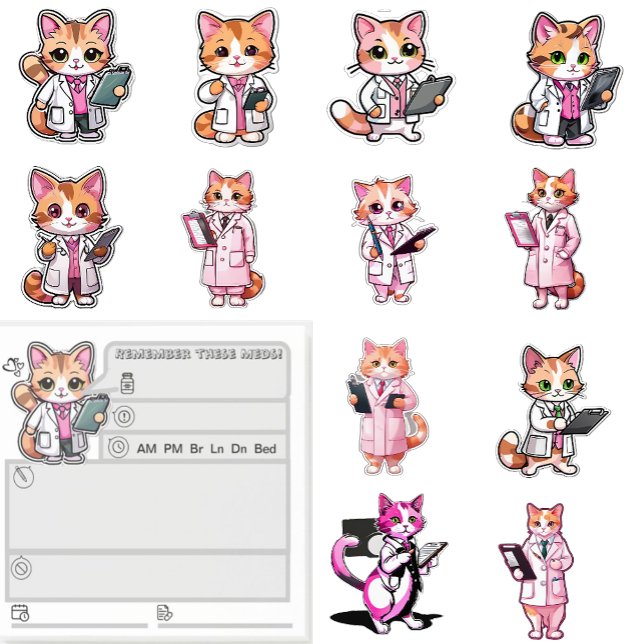 Medication Reminder  Post-it Notes (Creator Uploaded)