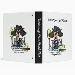 Medication Side Effect Dark Hair Binder