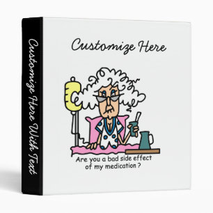 Medication Side Effect Humor Binder