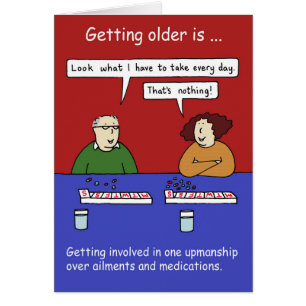 Medications and Ailments Humor Cards