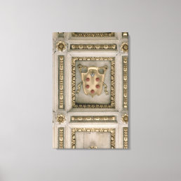 Medici coat of arms, from the soffit of the church canvas print