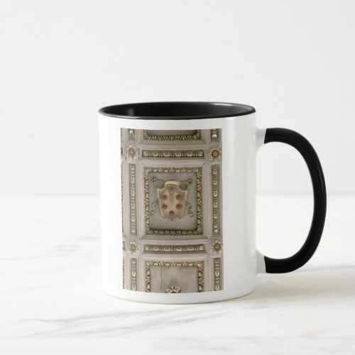 Medici coat of arms from the soffit of the church mug