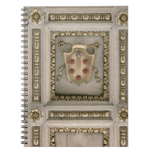 Medici coat of arms from the soffit of the church notebook