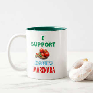 Medicinal Marinara Two-Tone Coffee Mug